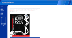 Desktop Screenshot of jamesbondfanbook.com
